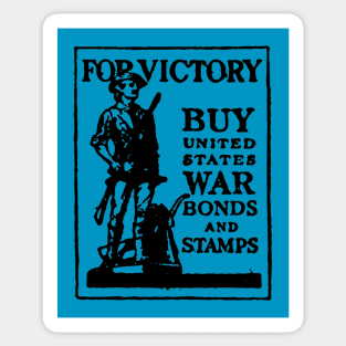 US War Bonds Sticker